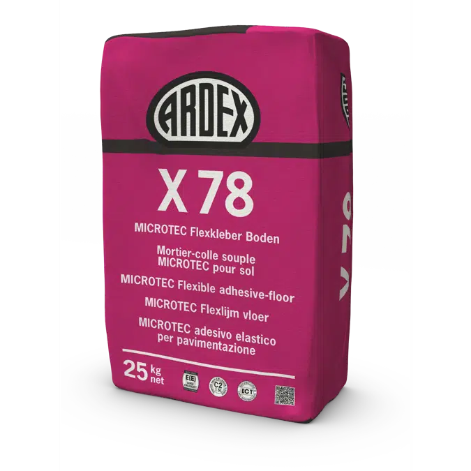 ARDEX X 78 Mortier-colle souple MICROTEC pour sol