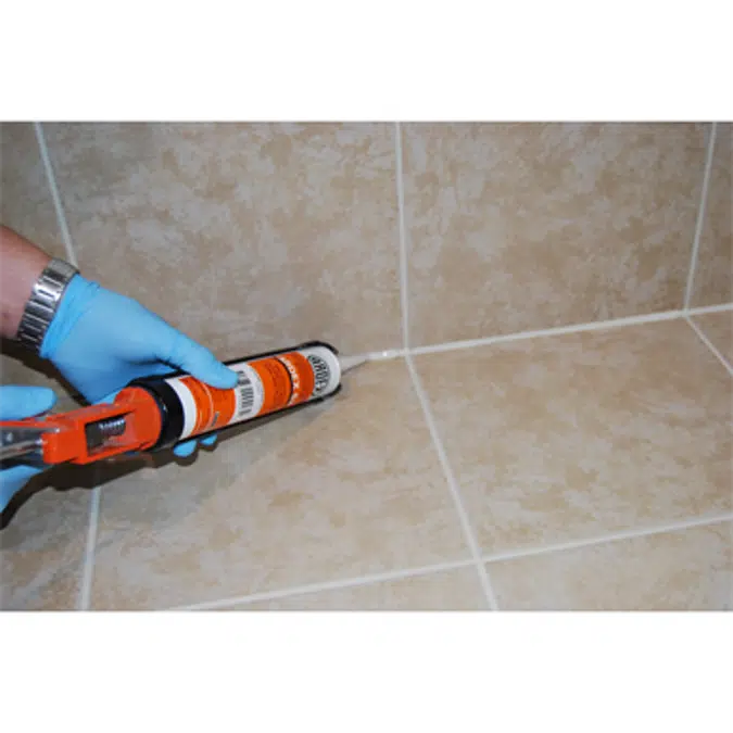 ARDEX Tile installation over wood with uncoupling membrane, mortar, epoxy grout and sealant