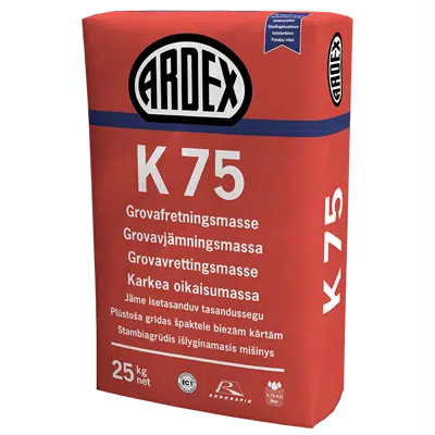 ARDEX K 75 - Completely mixed coarse straightening mass