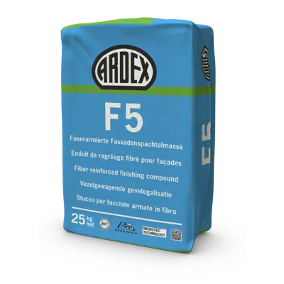 ARDEX F 5 - Fiber-coated patching plaster for façades