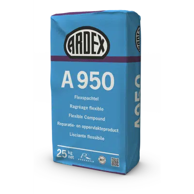 ARDEX A 950 - Flexible putty for wall and ceiling.
For laying floors before laying tiles and tiles.
Cures and dries quickly.