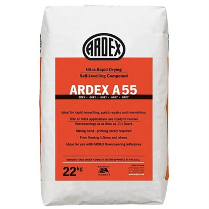 BIM objects - Free download! ARDEX A 55 - Ultra Rapid Hardening and ...