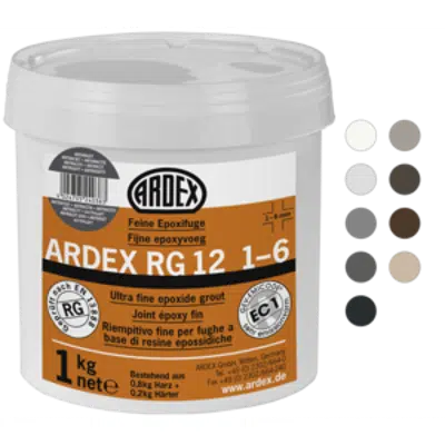 ARDEX RG 12 1-6 - Heavy-duty, chemical-resistant epoxy grout