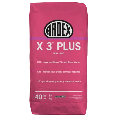imagem para ARDEX X 3™ PLUS - Large and Heavy Tile and Stone Mortar