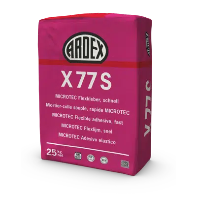 ARDEX X 77 S™ Ultra Rapid Setting Flexible Wall and Floor Tile Adhesive
