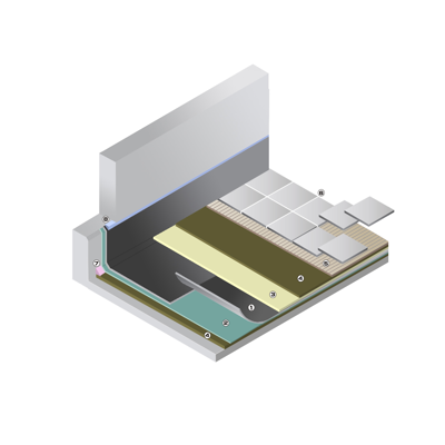 изображение для ARDEX SHELTERBIT SAND 3MM Membrane System
