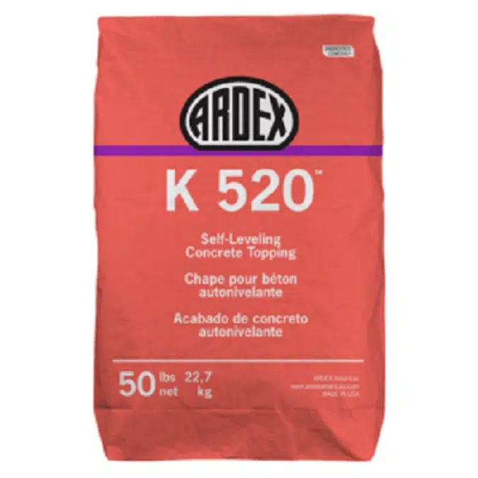 ARDEX K 520™ Self-Leveling Concrete Toping