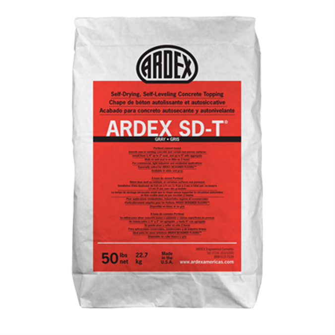ARDEX SD-T® ​Self-Drying, Self-Leveling Concrete Topping ​​​​​​​​​​​​​​