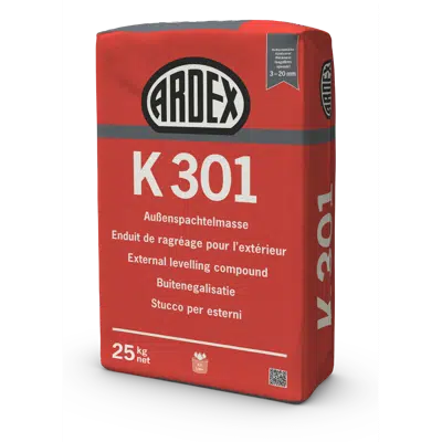 ARDEX K 301 - Exterior Self-Smoothing Levelling and Resurfacing Compound