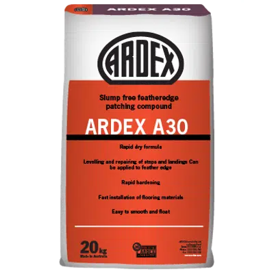 ARDEX A 30 - Slump-free, Feather Edge Patching Compound