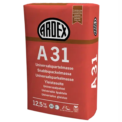 ARDEX A 31 - Primer-free on cement-based substrates
For alignment and fine-tuning of floors and walls