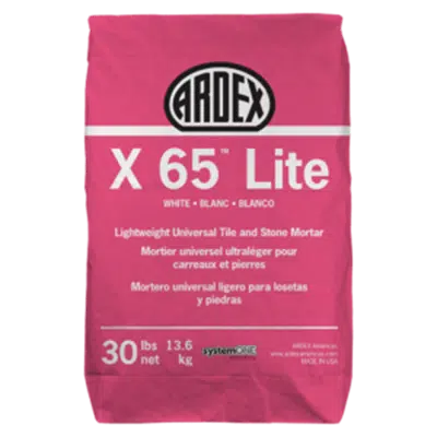 afbeelding voor ARDEX X 65™ LITE - ​Lightweight Universal Tile and Stone Mortar