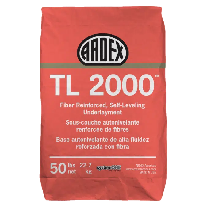 ARDEX TL 2000™ Fiber Reinforced, Self-Leveling Underlayment