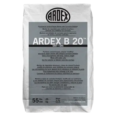 Image for ARDEX B 20 - Overhead & Vertical Repair Mortar with Corrosion Inhibitor