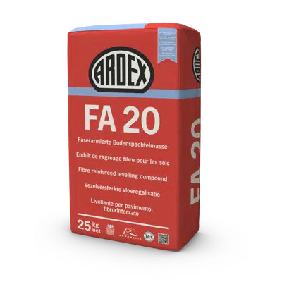 Image pour ARDEX FA 20 - Fibre Reinforced Levelling and Smoothing Compound for Timber Floors