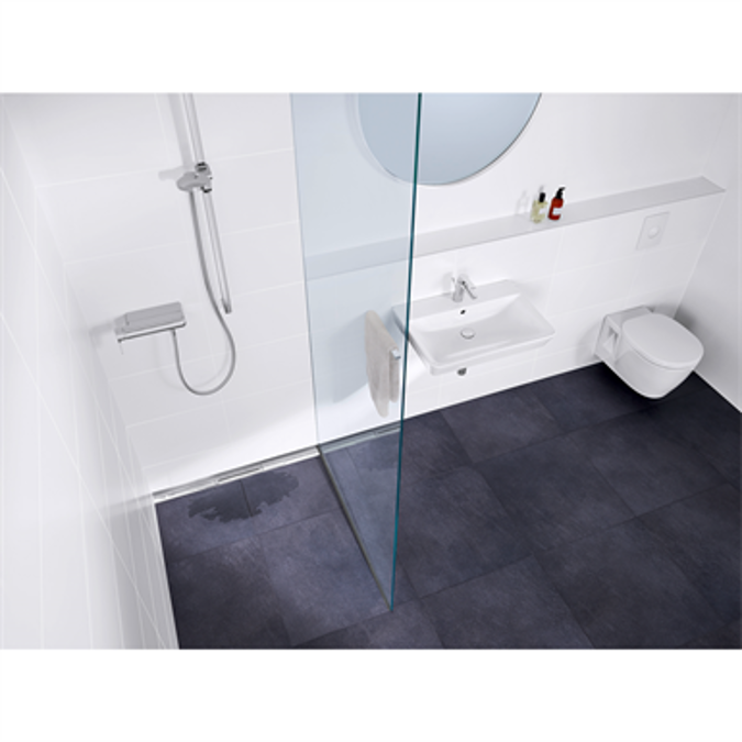 BIM objects - Free download! Shower channels CeraWall Pure 900-1200 mm ...