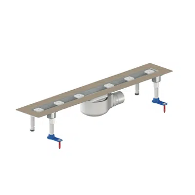 Image pour Shower channels CeraLine F Flex 500-1200 mm, BS 56 mm/2"