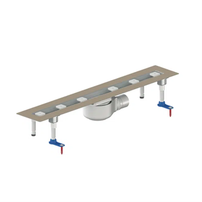 Shower channels CeraLine F Flex 500-1200 mm, BS 56 mm/2"