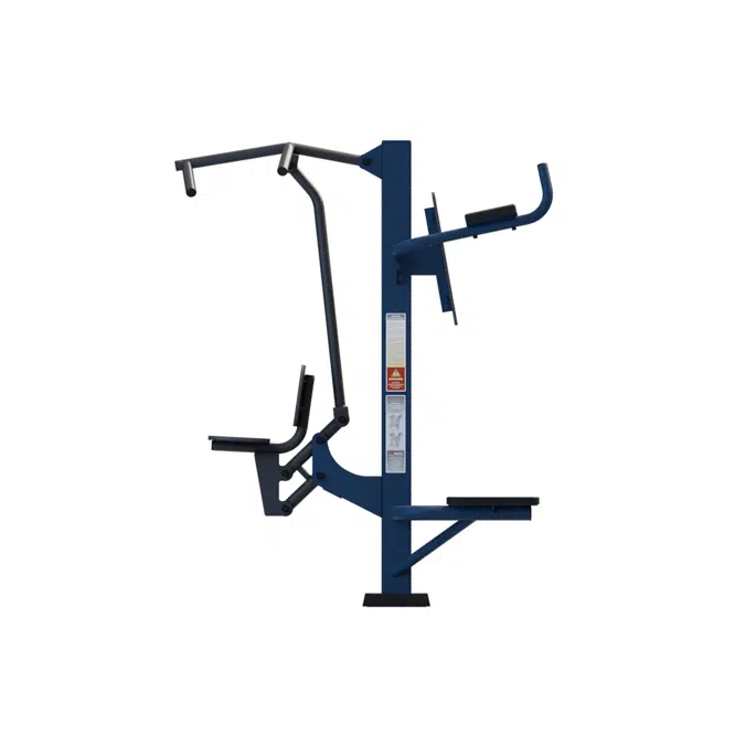 BIM objects - Free download! Street Barbell Upper Body Träningsstation ...