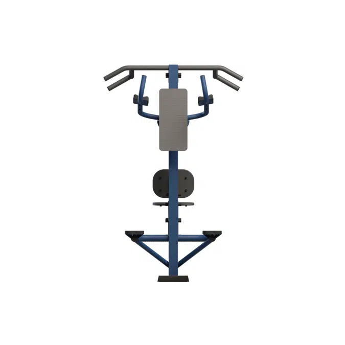 BIM objects - Free download! Street Barbell Upper Body Träningsstation ...