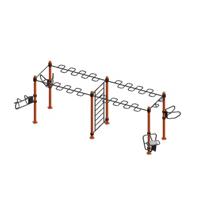 Image for ElementFit Dubbel Rektangel Träningsställning