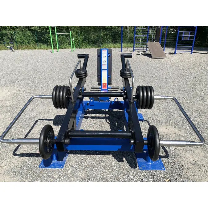 Street Barbell Light Tricepspress Sittande