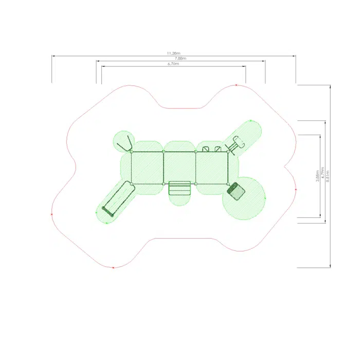 ElementFit Tetragon Träningsställning