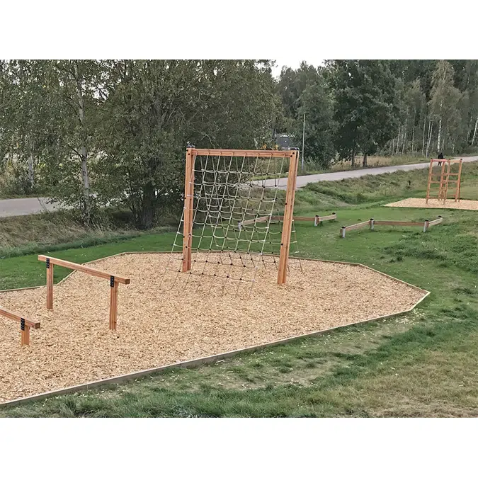 WoodFit Nätvägg Hinder