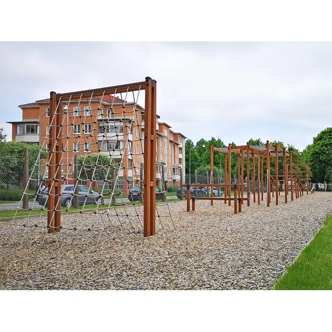 WoodFit Nätvägg Hinder