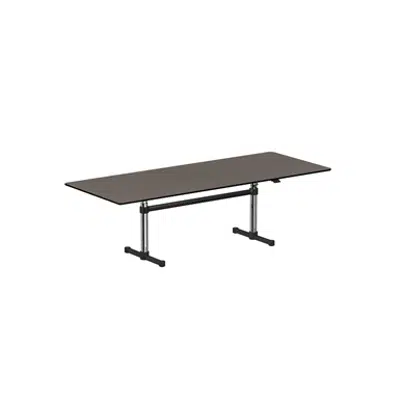 画像 Height adjustable meeting table 2500x1000 mm