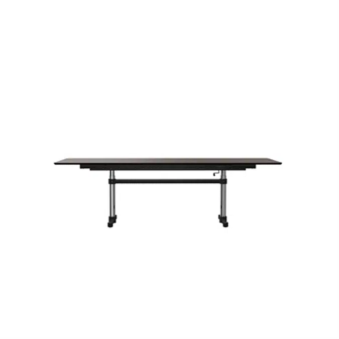 Height adjustable meeting table 2500x1000 mm