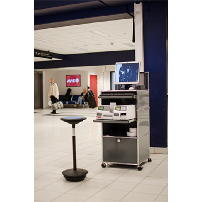 BIM nesneleri - Ücretsiz indirin! Airport mobile check-in desk ...