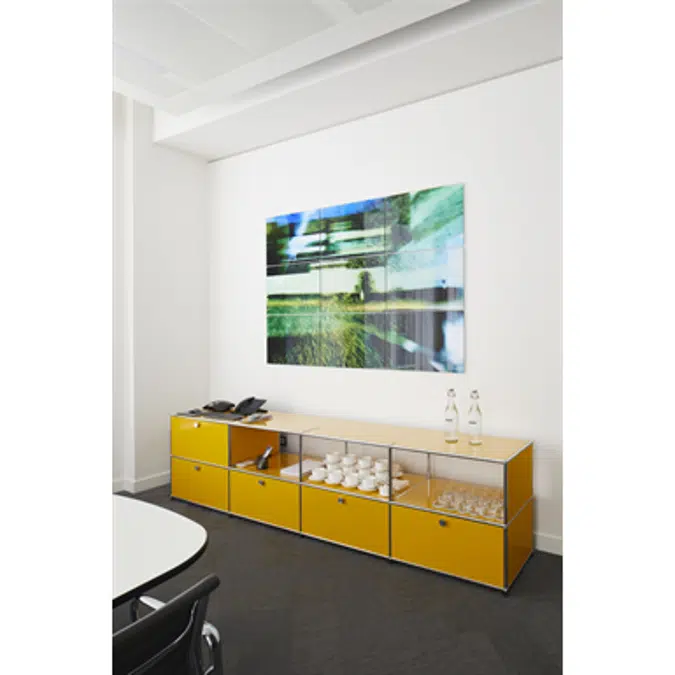 Credenza (aparador modular) para sala de reuniones, personalizable