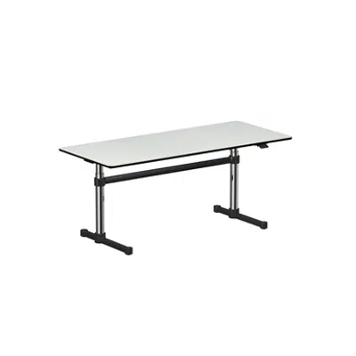 Height adjustable desk 1600x800 mm图像