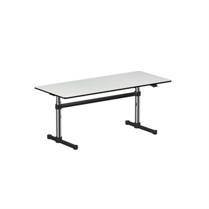 height adjustable desk 1600x800 mm