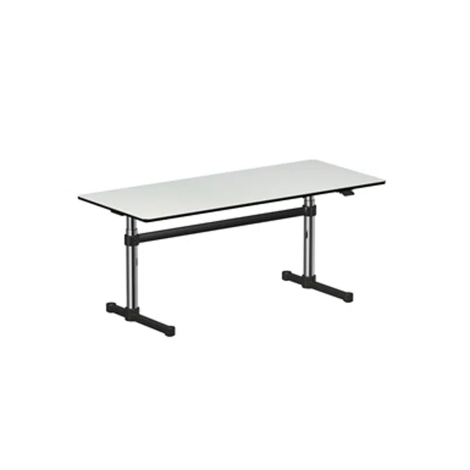 Height adjustable desk 1600x800 mm