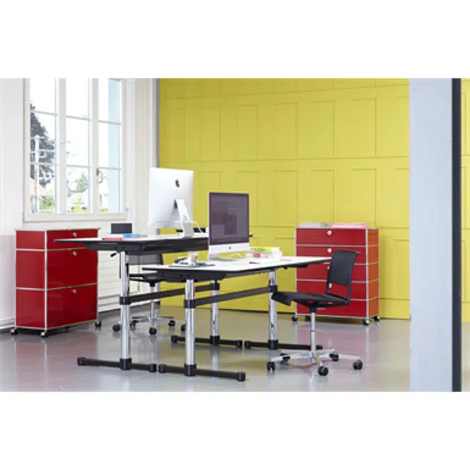 Height adjustable desk 1600x800 mm