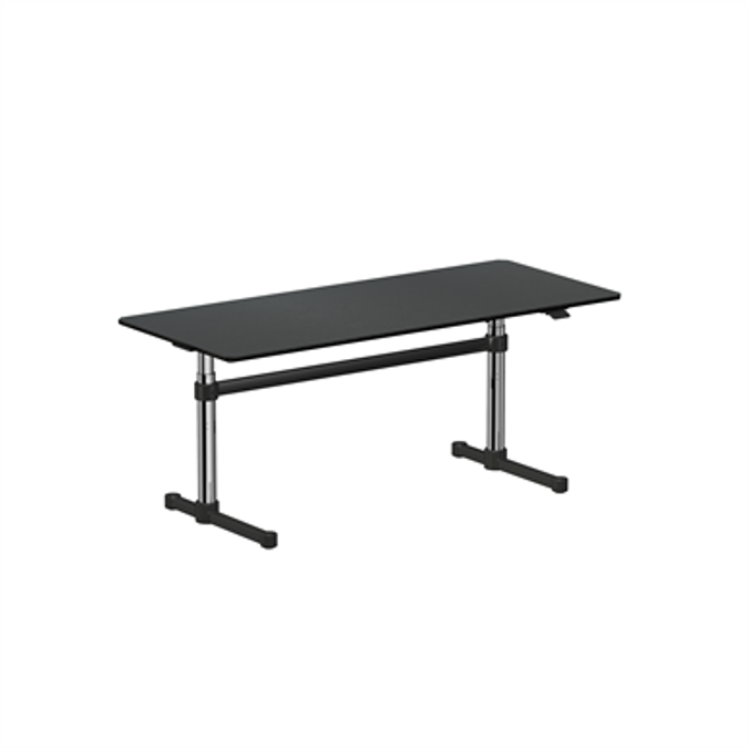BIM objects Free download! Height adjustable desk 1750x750 mm BIMobject