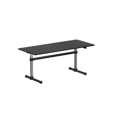 Height adjustable desk 1750x750 mm图像