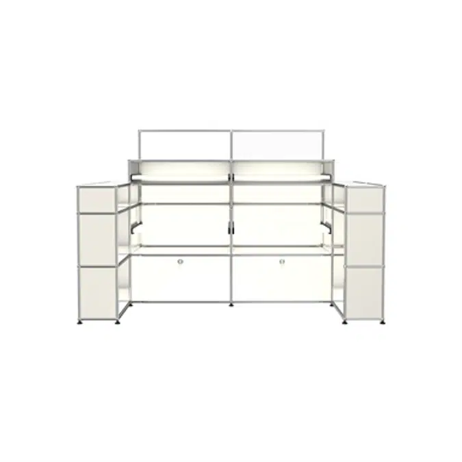 Flughafen Gate-Counter (Doppel-Arbeitsplatz), modular