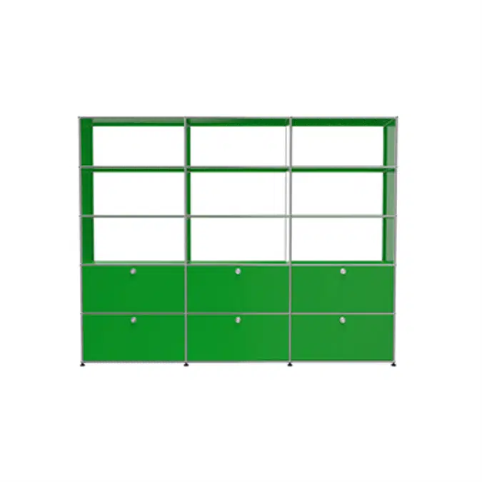 Room divider with library shelving, customisable