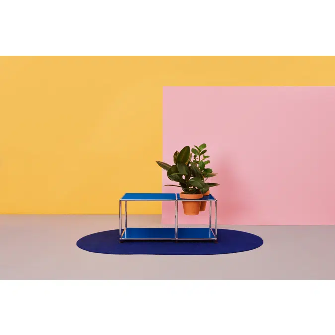 Side table with plant pots, customisable