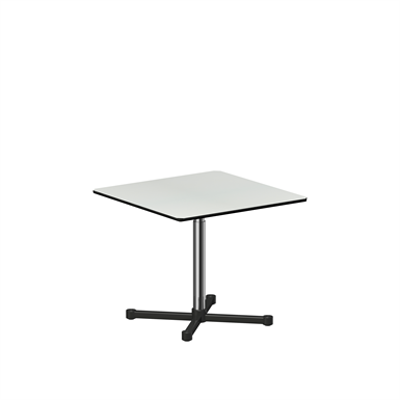 Image for Square table height adjustable, 900x900 mm