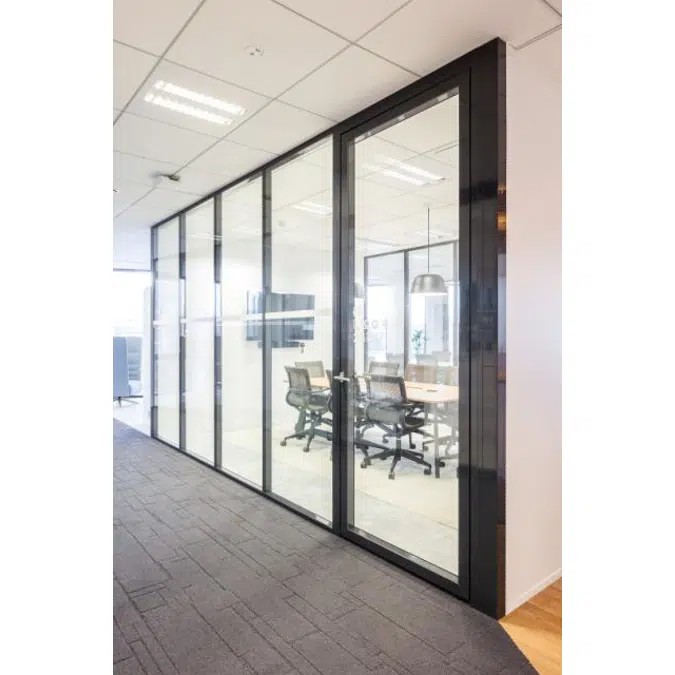 Demountable and removable Partition with joint-covers Partition®40