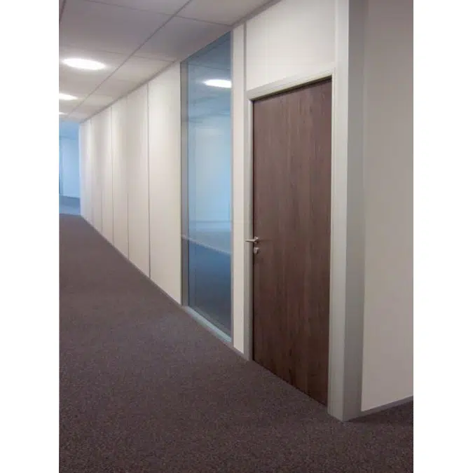 Demountable and removable Partition with joint-covers Partition®40