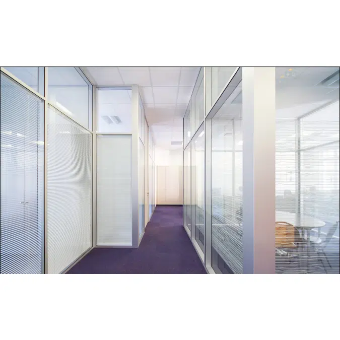 Demountable and removable Partition with joint-covers Partition®100