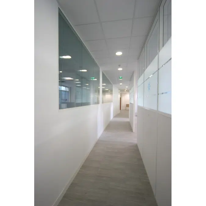 Demountable and removable Partition with joint-covers Partition®100