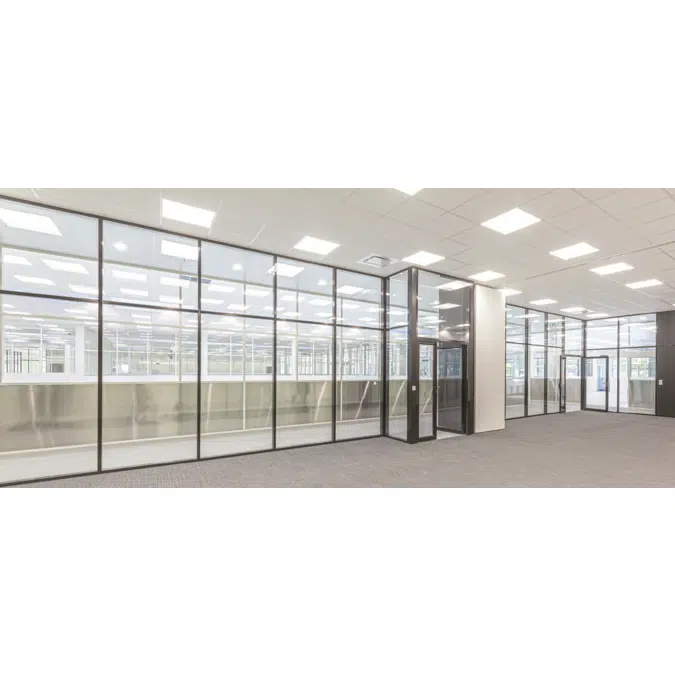 Demountable and removable Partition with joint-covers Partition®100