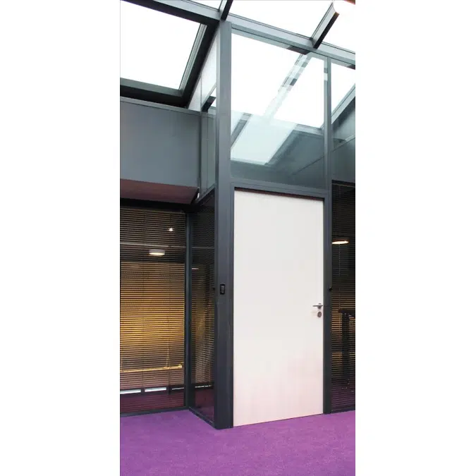 Demountable and removable Partition with joint-covers Partition®100
