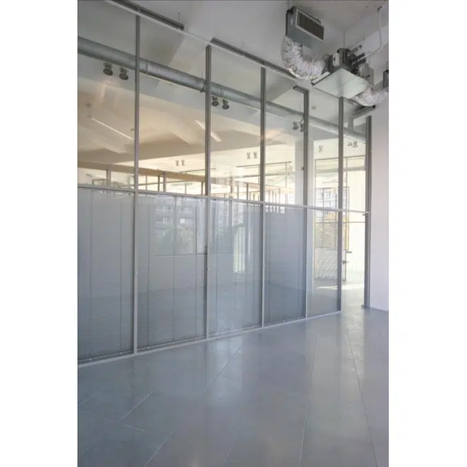 Demountable and removable Partition with joint-covers Partition®100